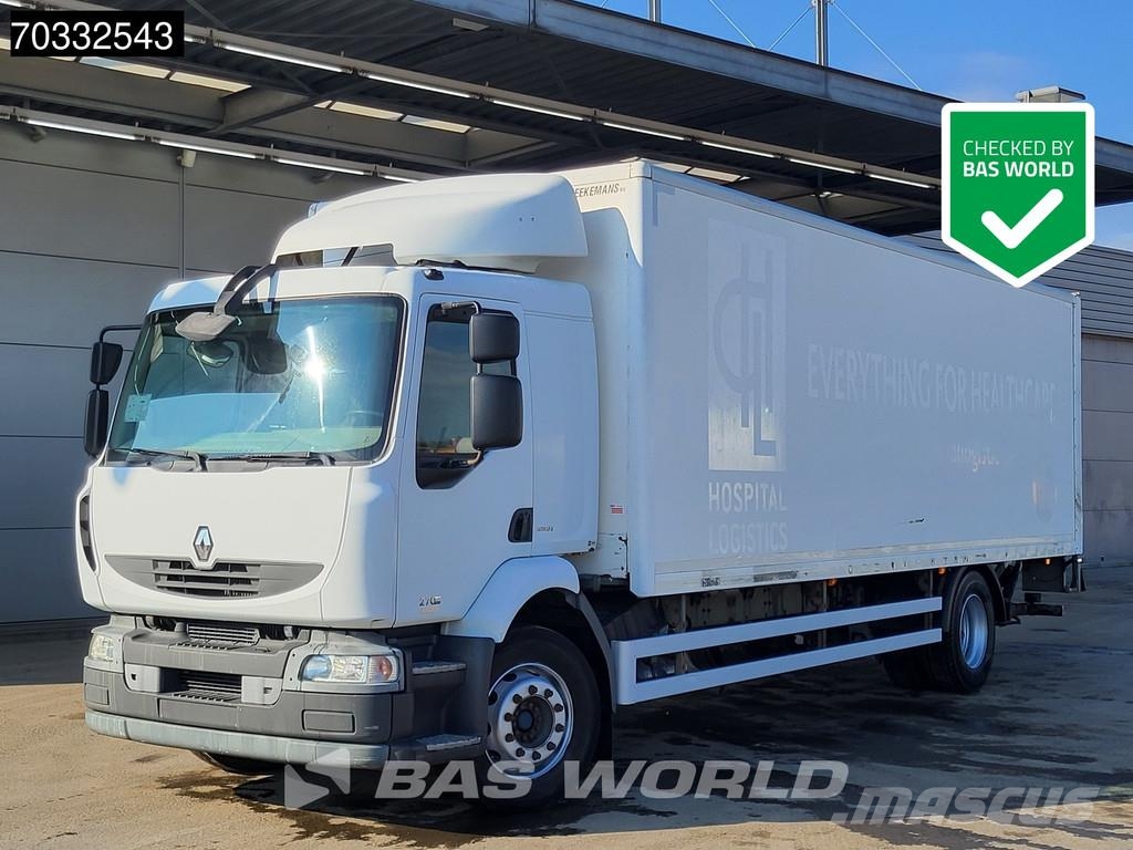 Renault Midlum 270 4X2 18tonner 2000kg Ladebordwand Automa Bakwagens met gesloten opbouw