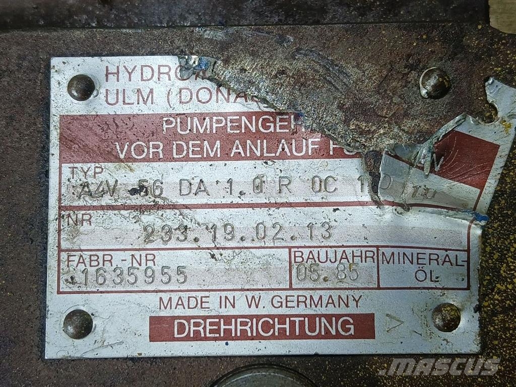 Hydromatik A4VG56DA1.0R0C10C10-Drive pump/Fahrpumpe/Rijpomp Υδραυλικά