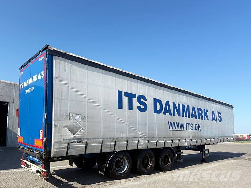 Kel-Berg Curtainsider / Planenauflieger Semirremolques de caja de lona