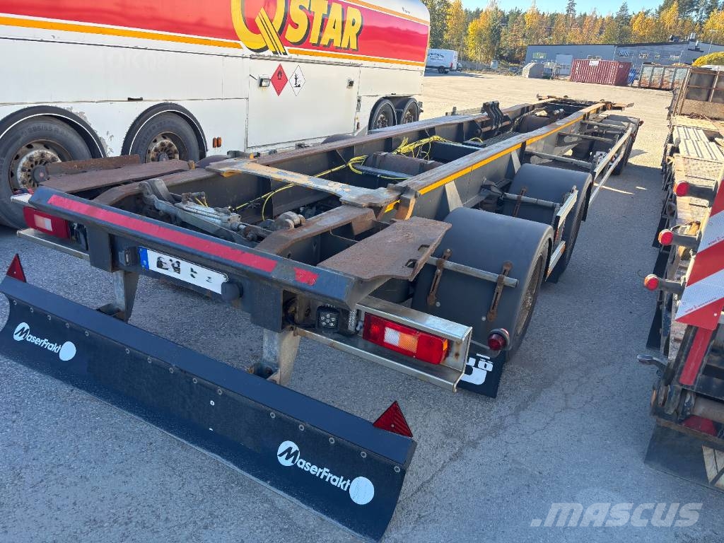 TRANÅSVAGNEN TW-36 Växelflak-/Containersläp