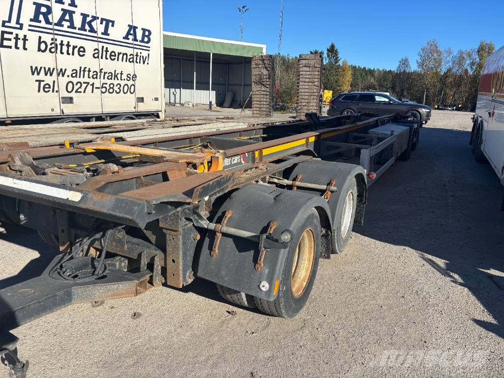 TRANÅSVAGNEN TW-36 Växelflak-/Containersläp