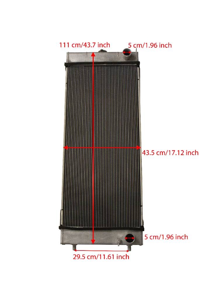Komatsu Water Radiator 22B0331411 Radiatoriai
