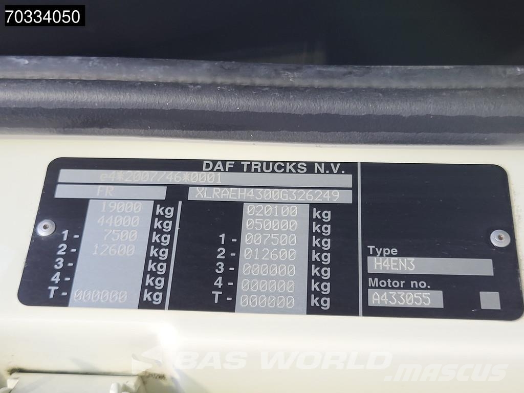 DAF XF 480 XF 4X2 BDF Automatic Retarder ACC Euro 6 شاحنات قابلة للفك