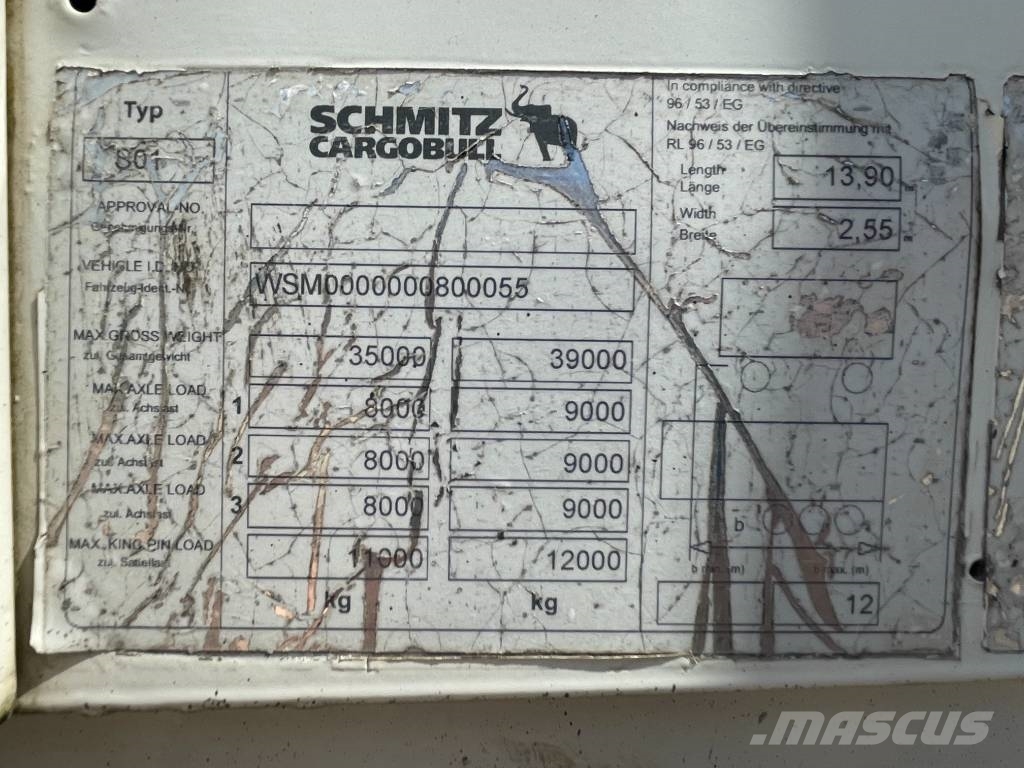 Schmitz SFG 24 Kofferauflieger
