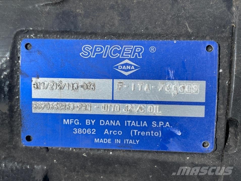 Terex TW110-5370662268-Dana Spicer 311/212/118-Axle/As Asis
