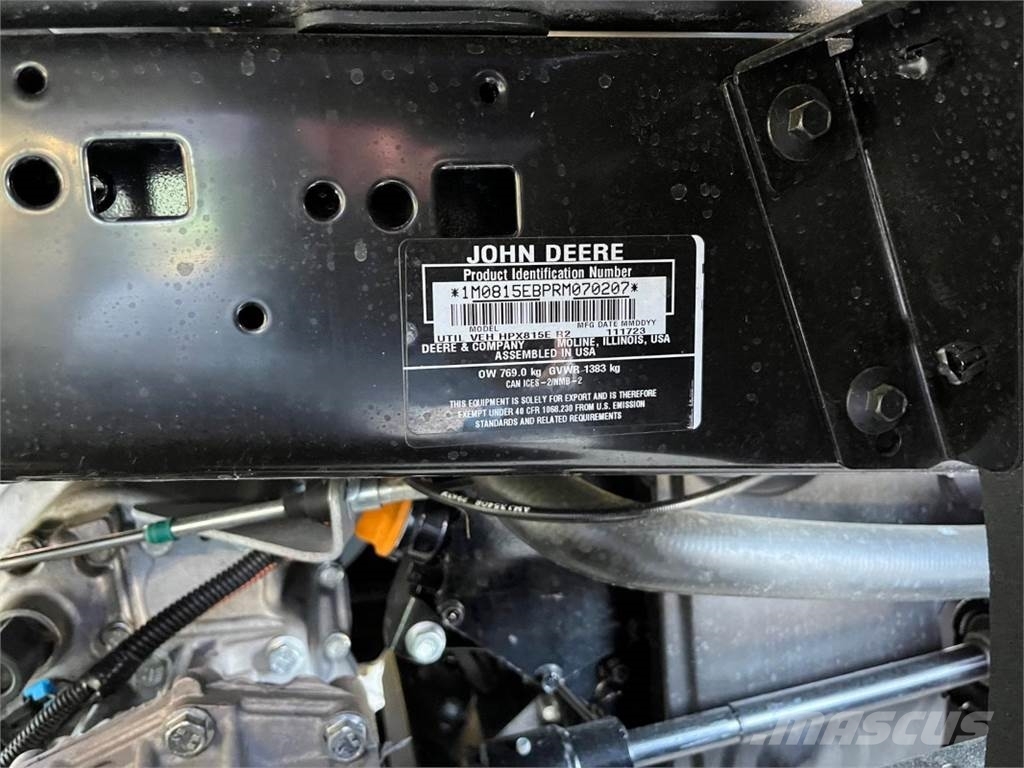 John Deere HPX815E Landbrug - Andet