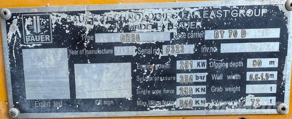 Bauer GB 50 Construction - Autres
