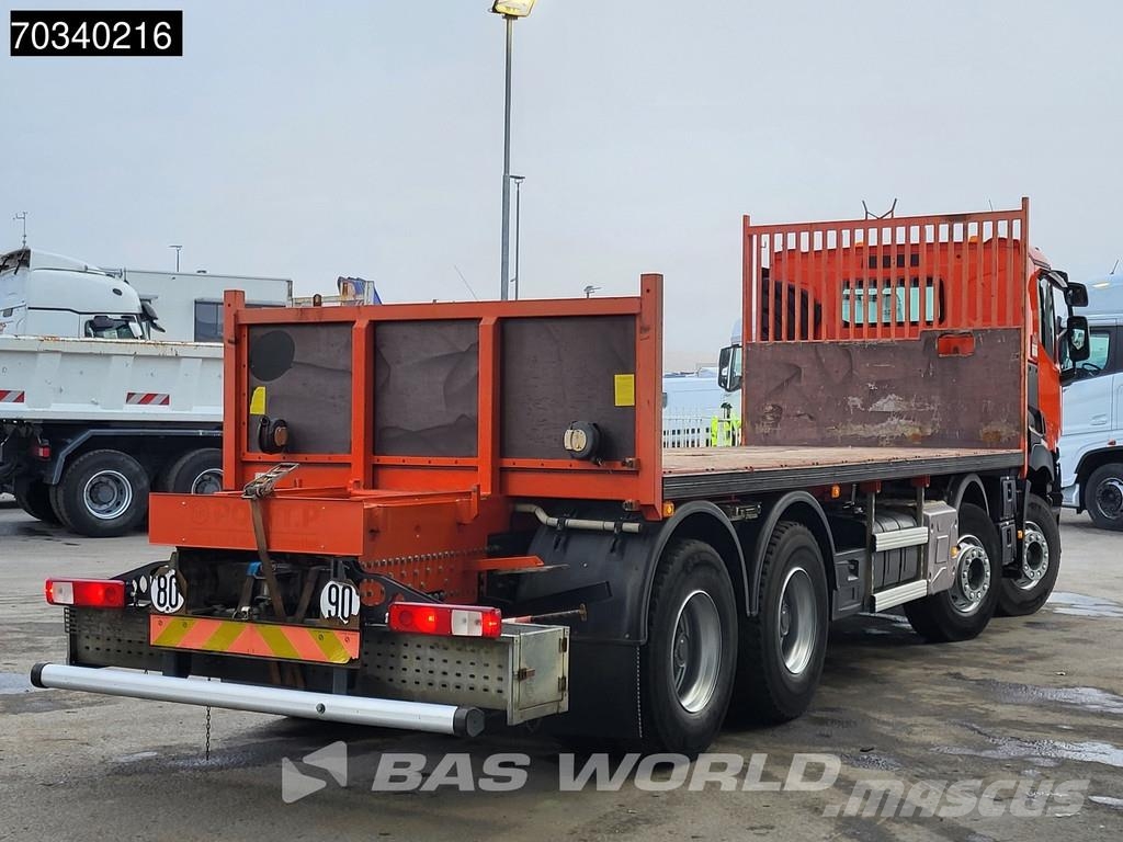 Renault C 430 8X4 Full Steel Big-Axle Automatic Euro 6 Platte bakwagens