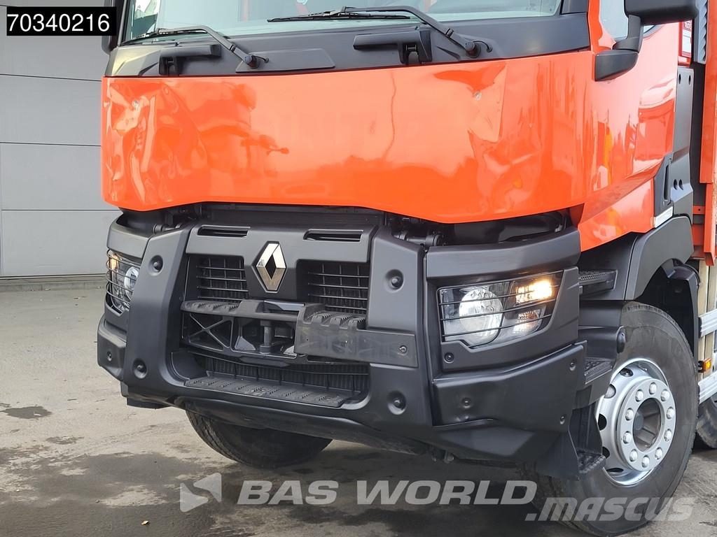Renault C 430 8X4 Full Steel Big-Axle Automatic Euro 6 Platte bakwagens