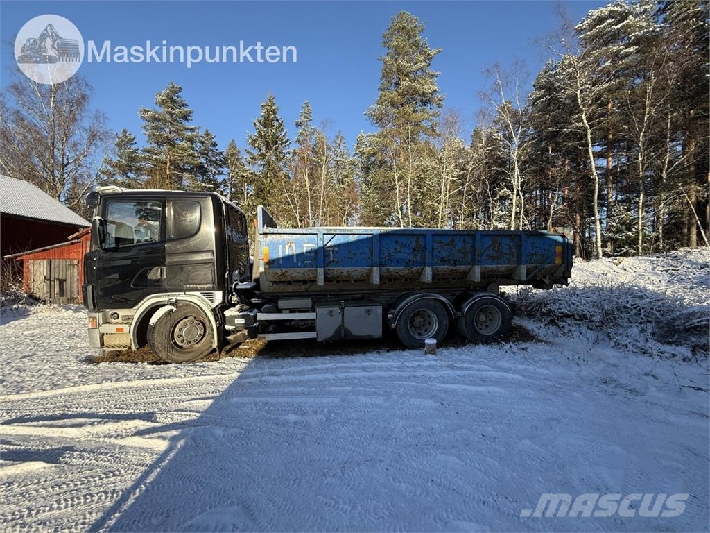 Scania R164Gb 6X2 Avkort Hákový nosič kontejnerů
