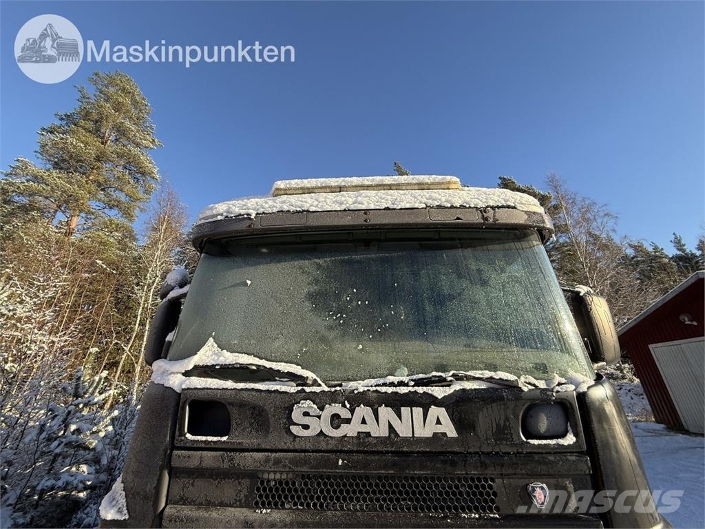 Scania R164Gb 6X2 Avkort Hákový nosič kontejnerů