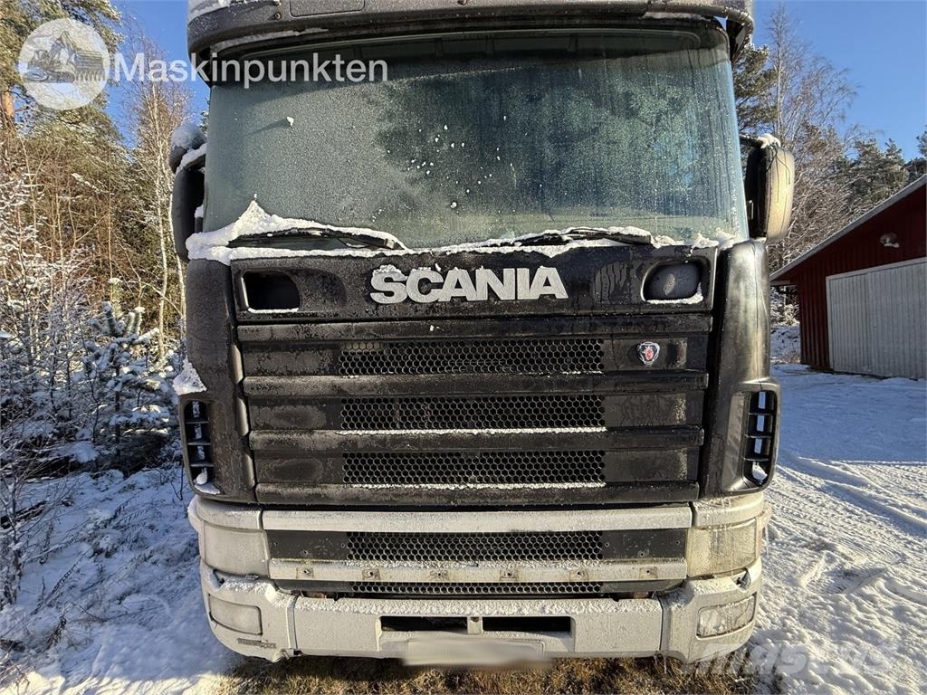 Scania R164Gb 6X2 Avkort Hákový nosič kontejnerů
