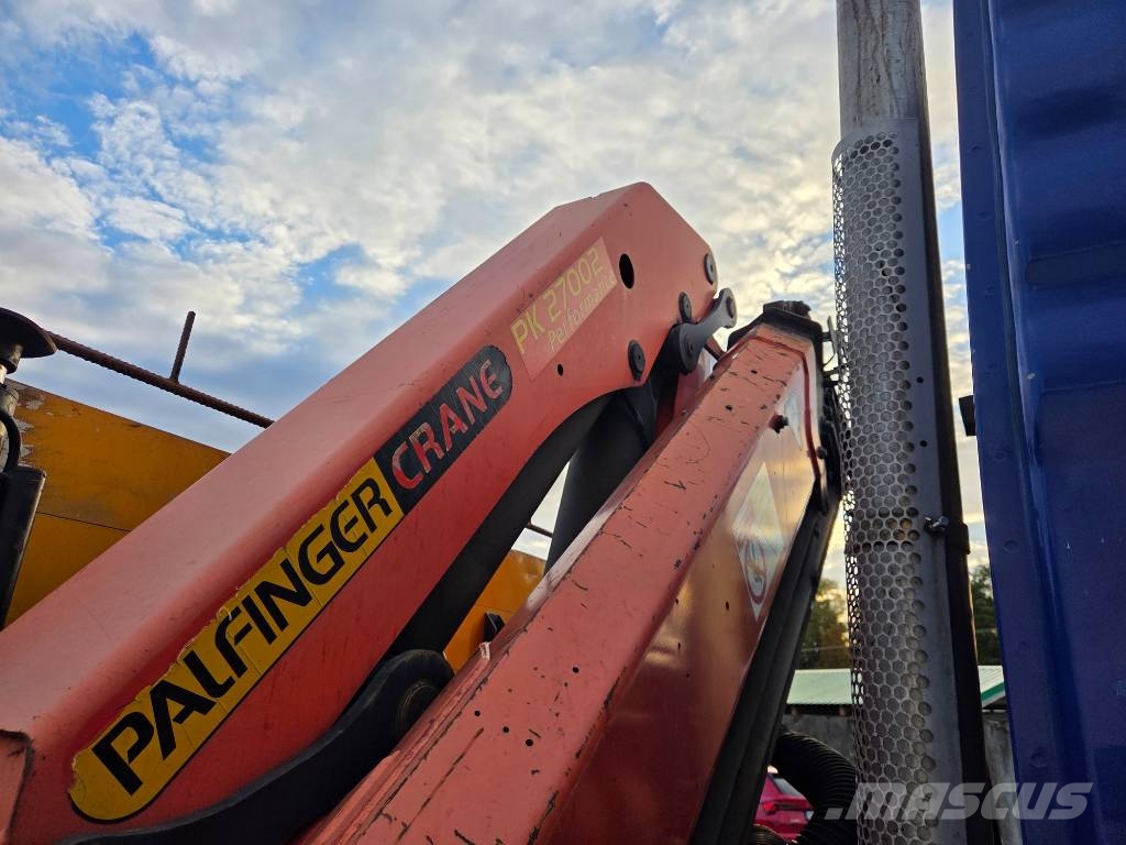 MAN TGS 26.440 6x4 + PALFINGER PK27002 شاحنات مسطحة/مفصلية الجوانب