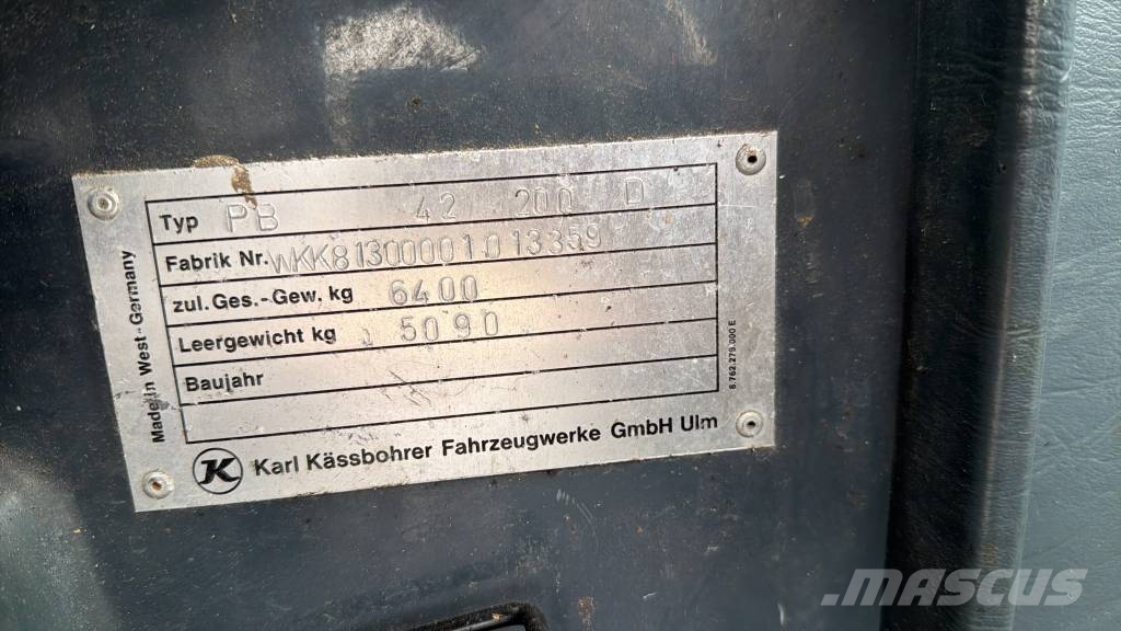 Kässbohrer PB 42-200 Ostale industrijske mašine