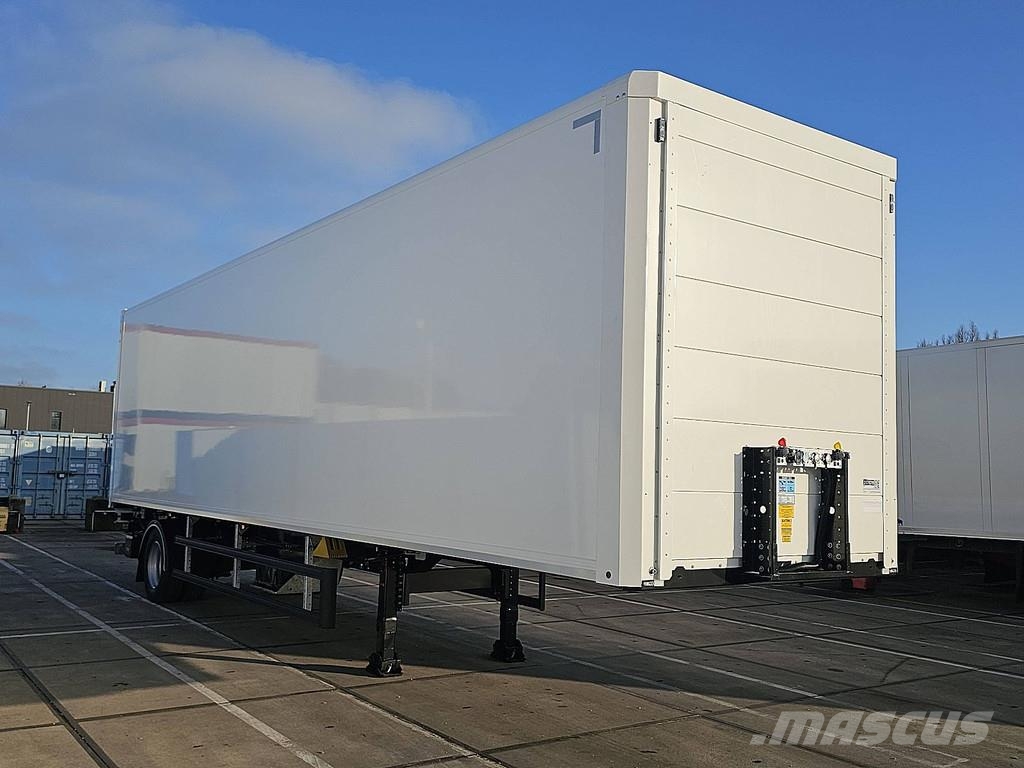 KLEYN TRAILERS TFSH 09 KOFFER STUURAS LAADKLEP Sanduk poluprikolice
