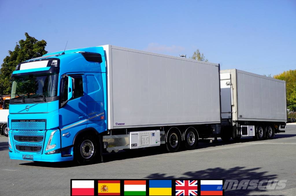 Volvo FH 500 6×2 / refriger. truck + trailer Kølelastbiler