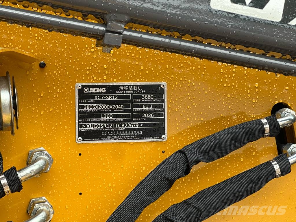 XCMG XC 7-SR12 2026 brand New machine Mini Pale Gommate