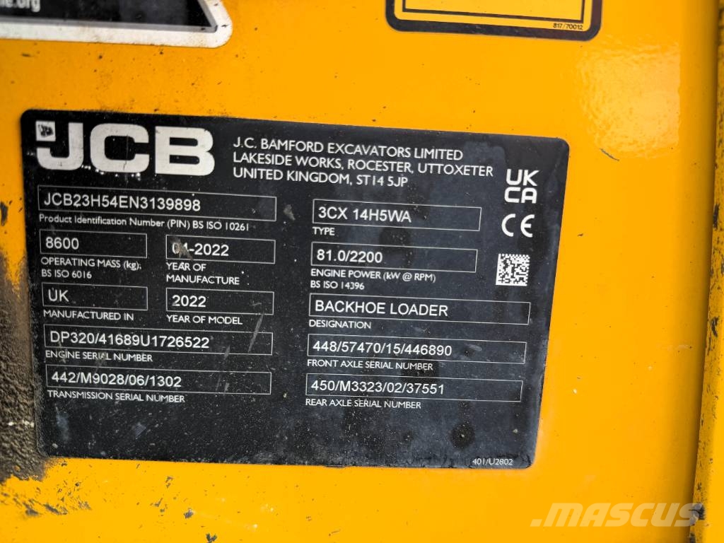 JCB 3 CX 14 Rovokopači