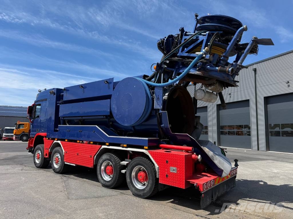 Mercedes-Benz Actros 4151 V8 8x8 Hvidtved Larsen RECycler 410 Paine-/imuautot