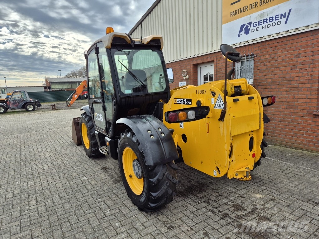 JCB 531-70 Teleskoplader INKL. Schaufel und Gabel! Teleskopiska hjullastare