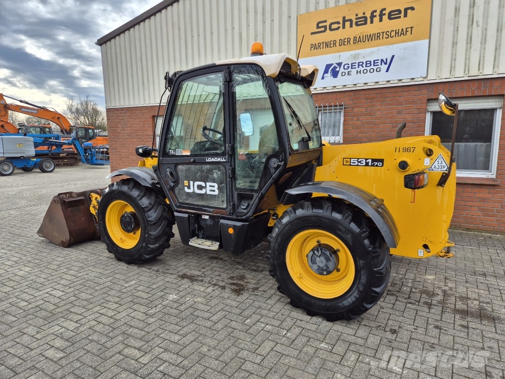 JCB 531-70 Teleskoplader INKL. Schaufel und Gabel! Teleskopiska hjullastare