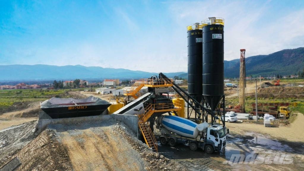 Fabo Mobile Betonmischanlage 100 m3/h Betonin valmistusasemat