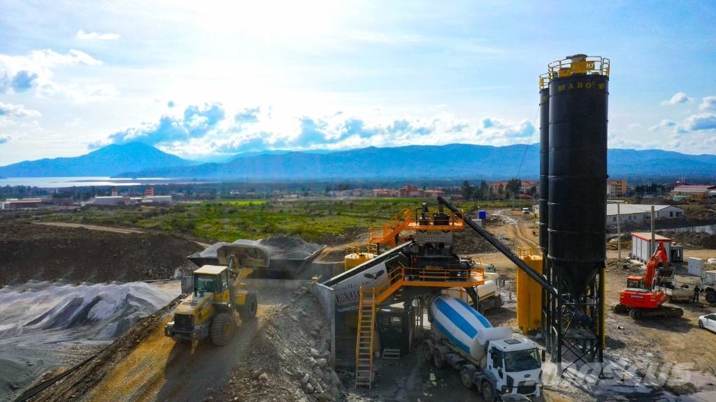 Fabo Mobile Betonmischanlage 100 m3/h Betonin valmistusasemat