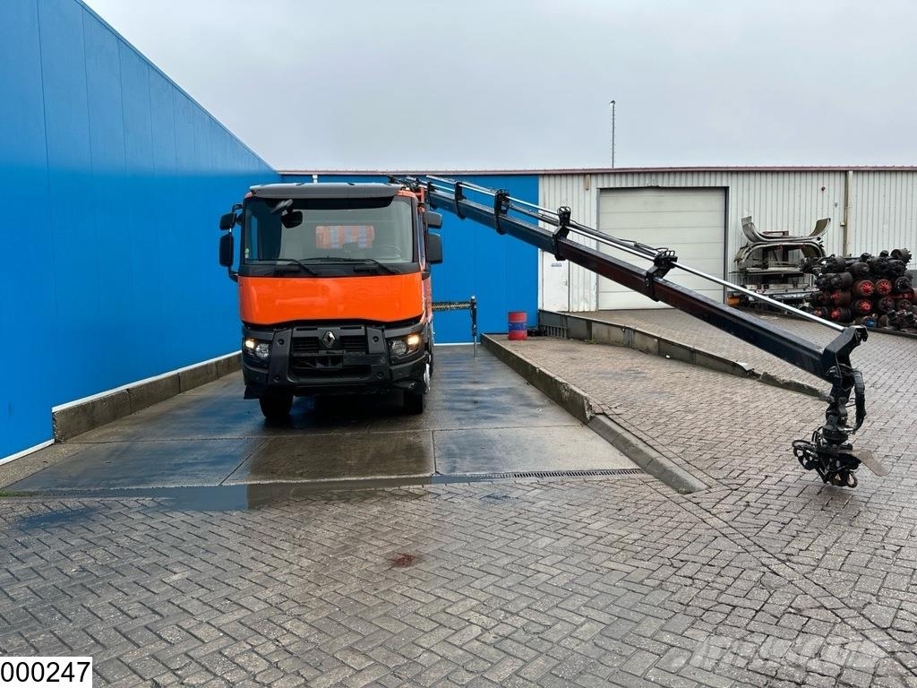 Renault C 430 8X4, EURO 6, HIAB, X-HIDUO 228 E-5 Ciężarówki typu Platforma / Skrzynia