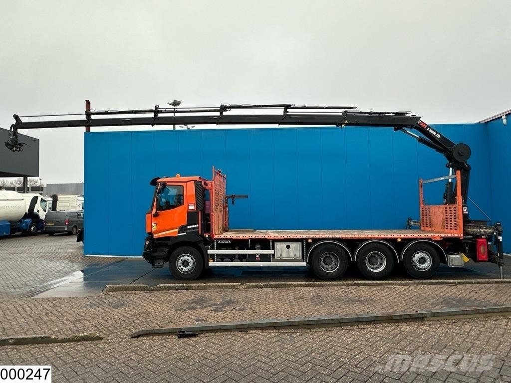 Renault C 430 8X4, EURO 6, HIAB, X-HIDUO 228 E-5 Ciężarówki typu Platforma / Skrzynia