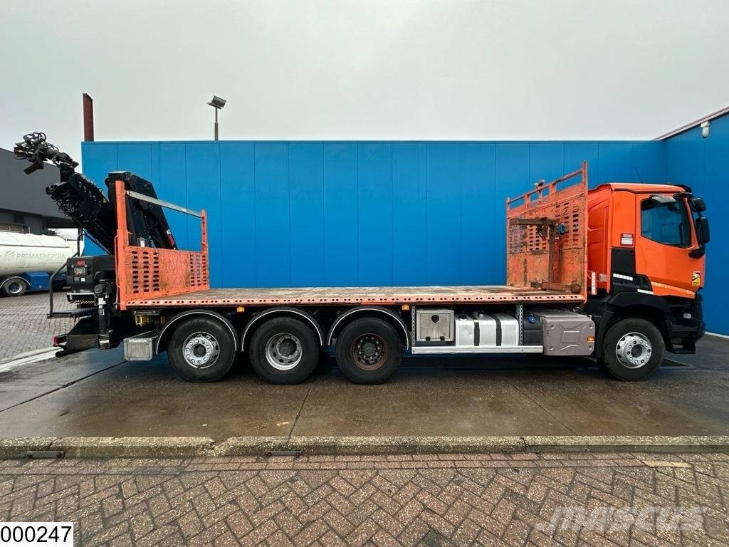 Renault C 430 8X4, EURO 6, HIAB, X-HIDUO 228 E-5 Ciężarówki typu Platforma / Skrzynia
