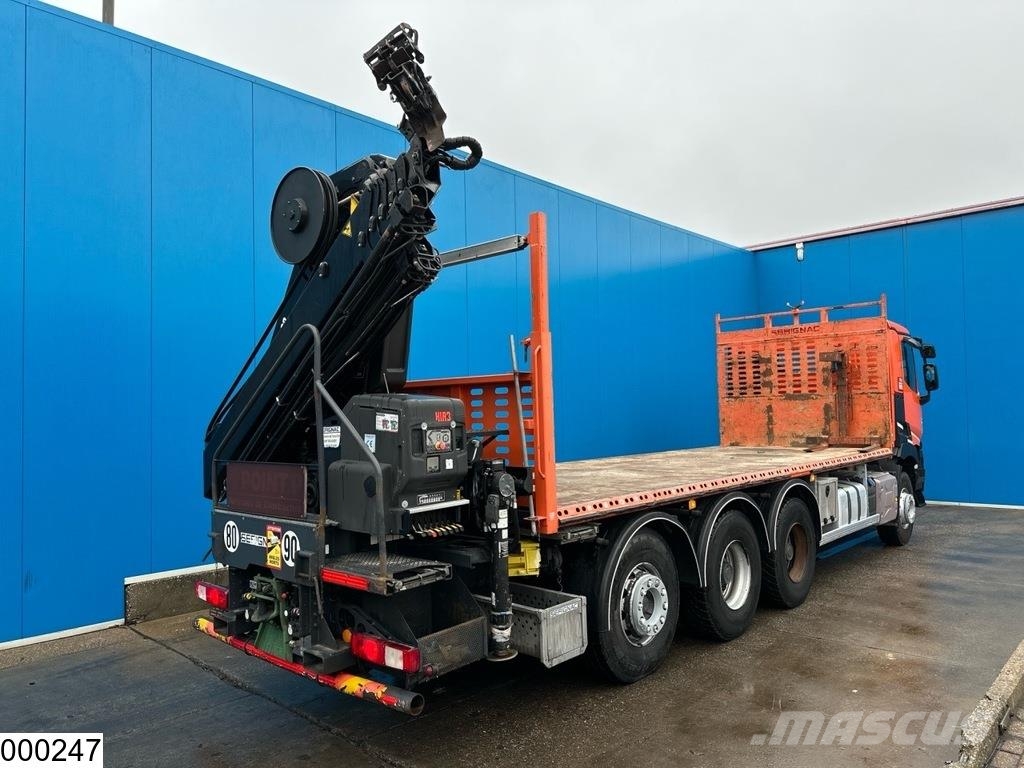 Renault C 430 8X4, EURO 6, HIAB, X-HIDUO 228 E-5 Ciężarówki typu Platforma / Skrzynia