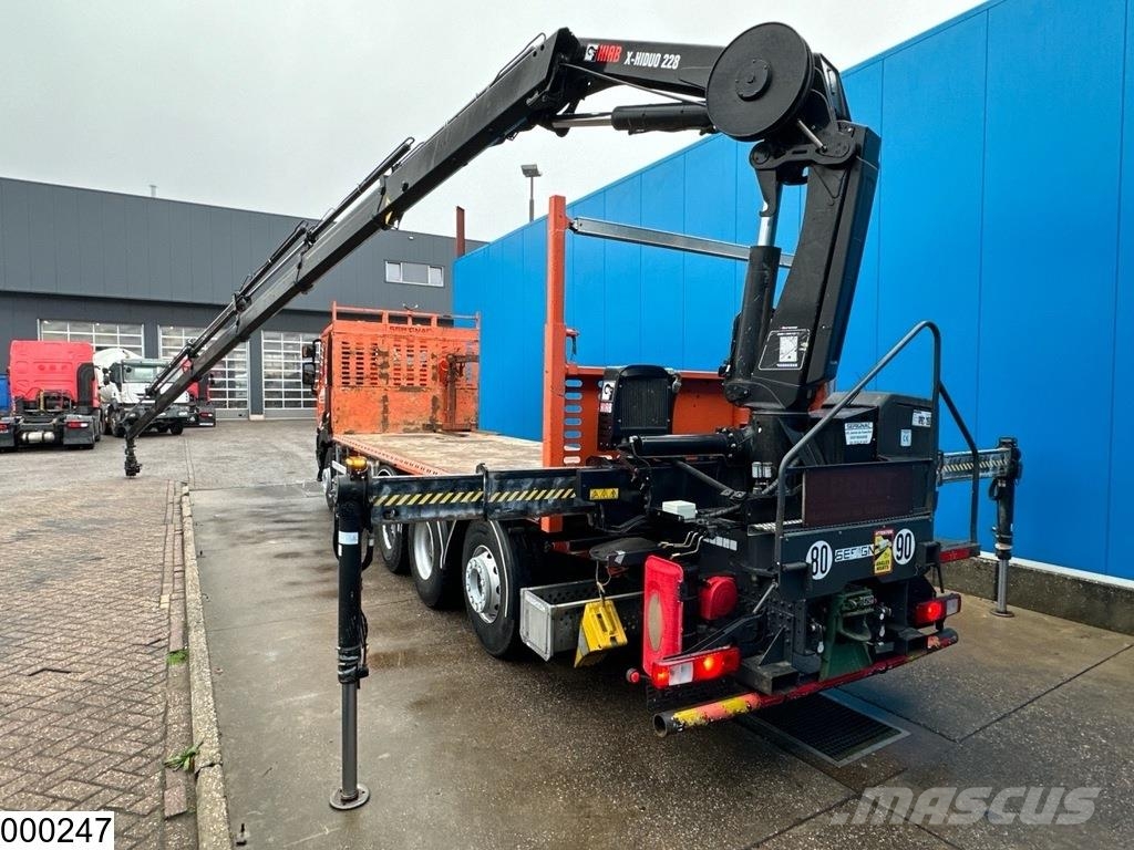 Renault C 430 8X4, EURO 6, HIAB, X-HIDUO 228 E-5 Ciężarówki typu Platforma / Skrzynia