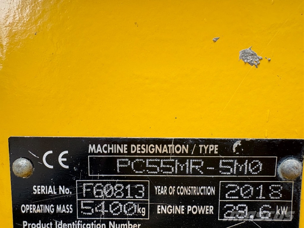 Komatsu PC 55 MR 小型挖掘机