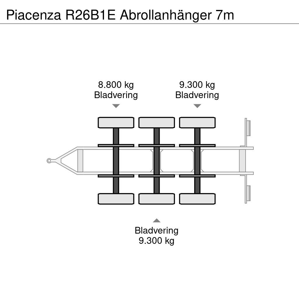 Piacenza R26B1E Abrollanhänger 7m Kitos priekabos
