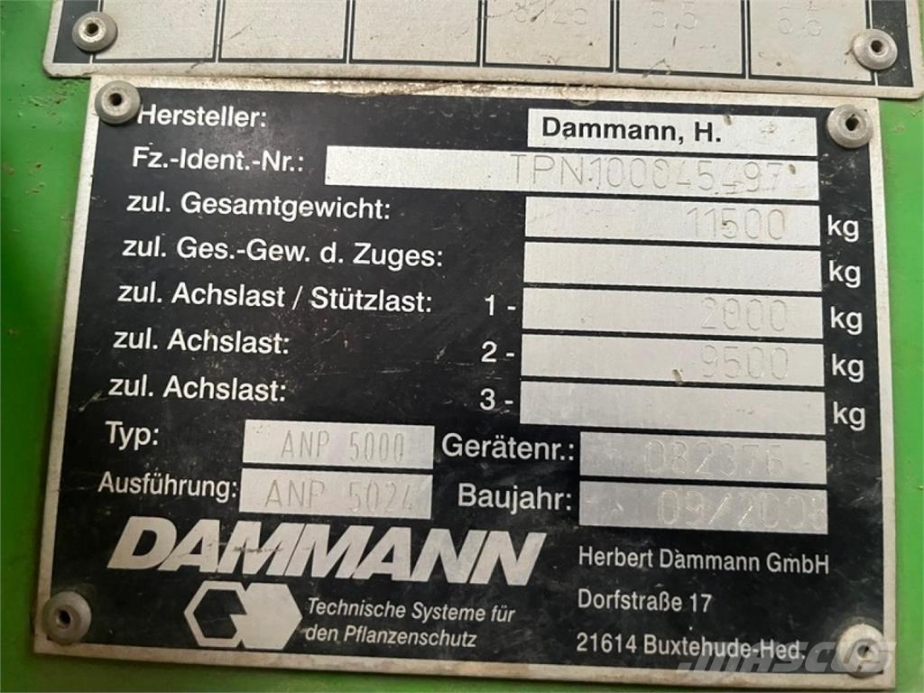 Dammann ANP 5024 Getrokken spuitmachines
