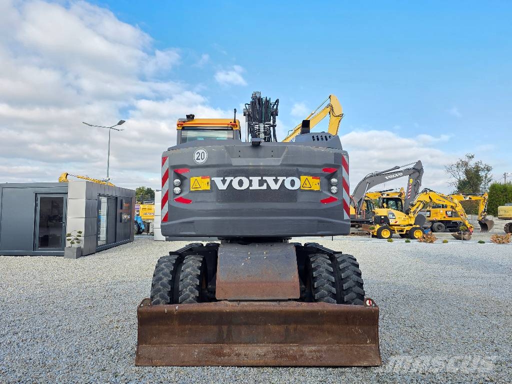 Volvo EWR 150E, 2016 ROK, GŁOWICA, PŁYWAJĄCE RAMIĘ Колісні екскаватори