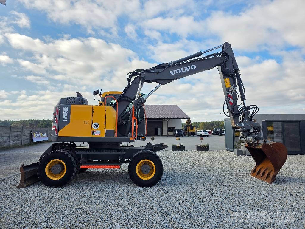 Volvo EWR 150E, 2016 ROK, GŁOWICA, PŁYWAJĄCE RAMIĘ Колісні екскаватори