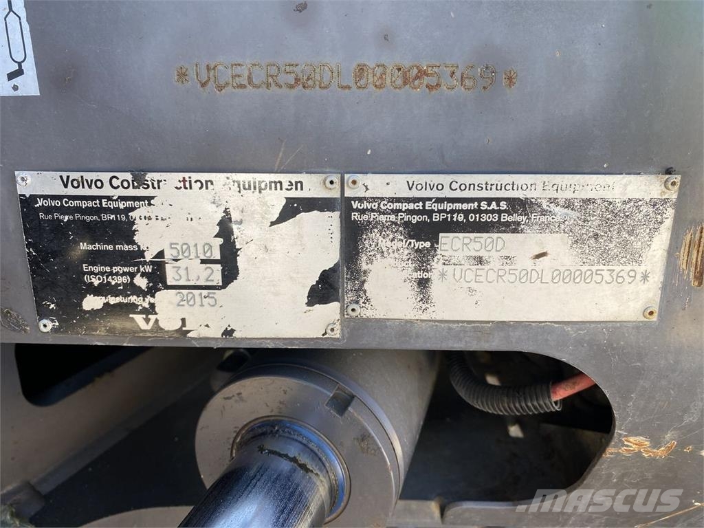 Volvo ECR50 حفارات بعجل