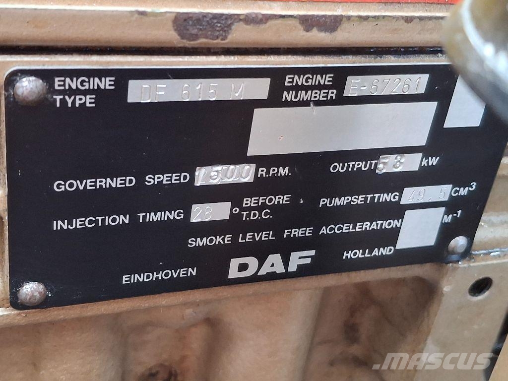 DAF DF 615 M Diger aksam