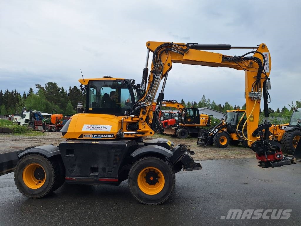 JCB 110 W Hydradig / Rototilt / 3x Kauha / Rasvari / Excavadoras de ruedas