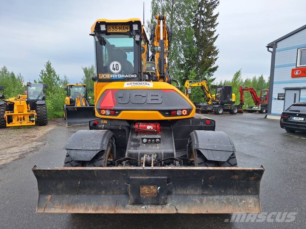 JCB 110 W Hydradig / Rototilt / 3x Kauha / Rasvari / Excavadoras de ruedas