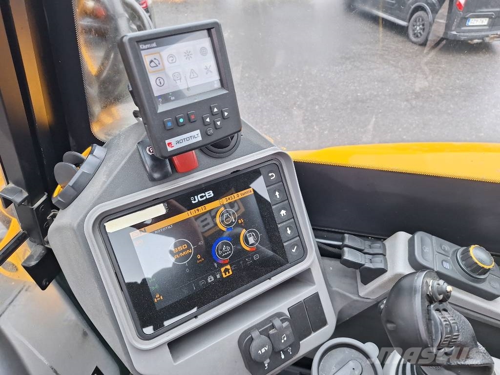 JCB 110 W Hydradig / Rototilt / 3x Kauha / Rasvari / Excavadoras de ruedas
