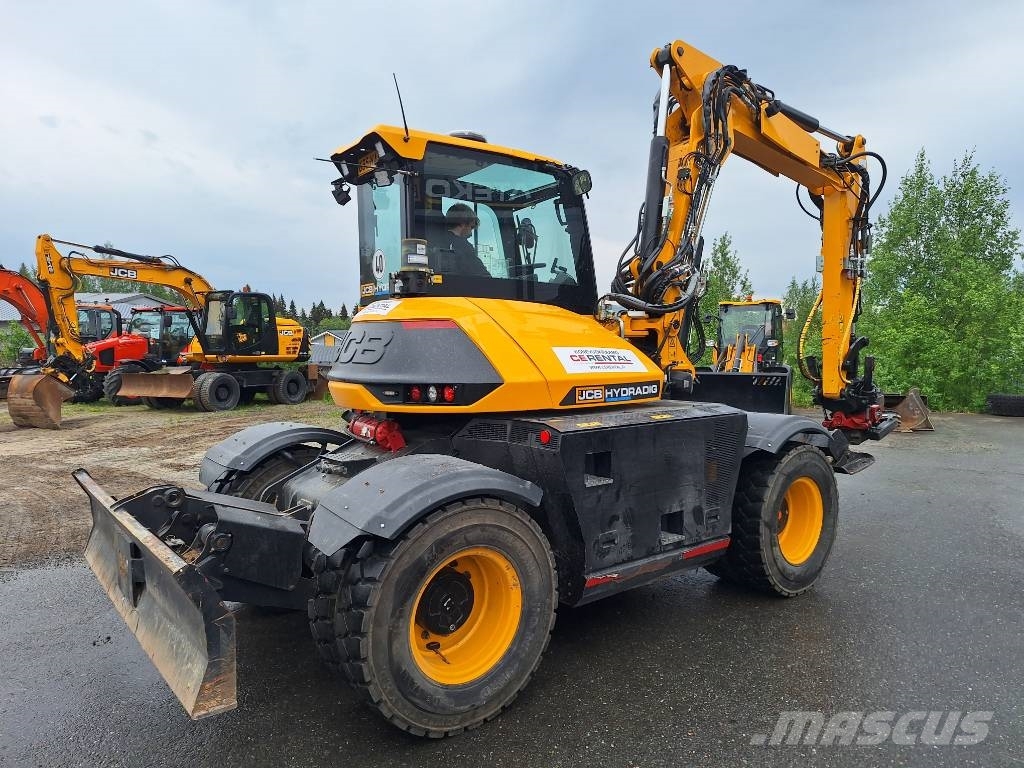 JCB 110 W Hydradig / Rototilt / 3x Kauha / Rasvari / Excavadoras de ruedas