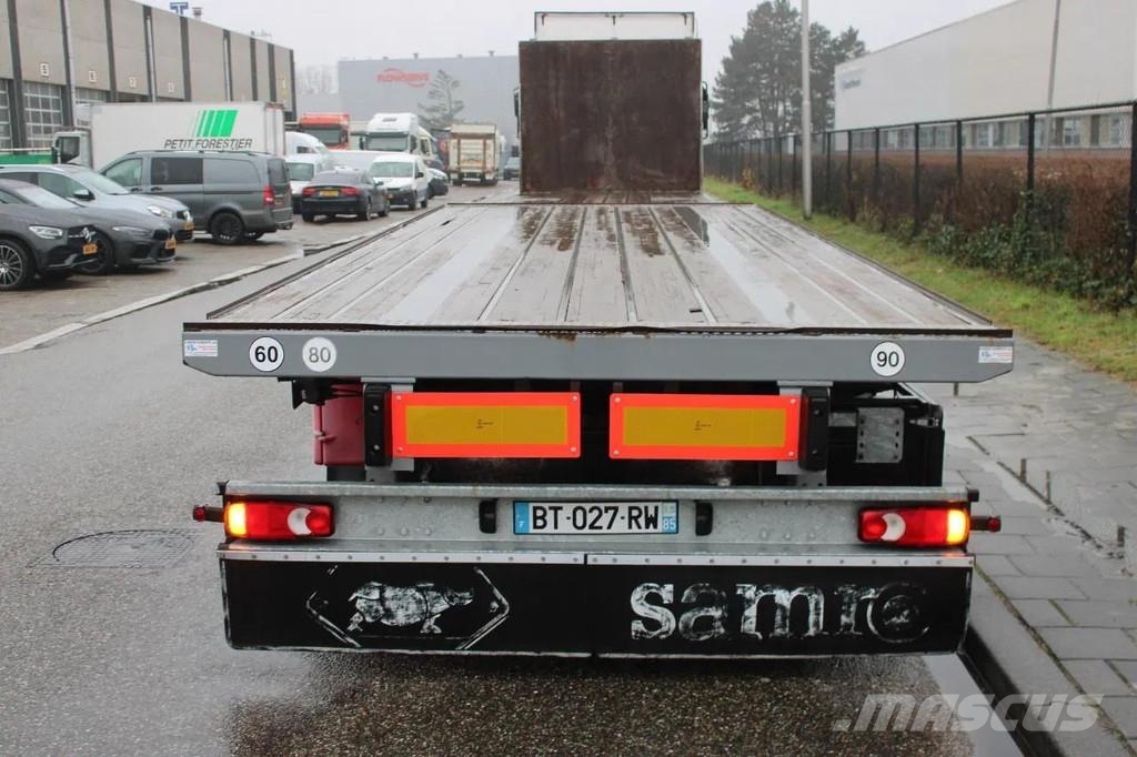 Samro 2 axle Platformas/izkraušana no sāniem