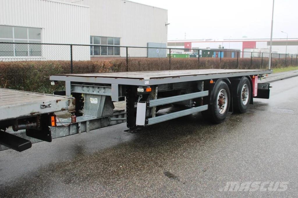 Samro 2 axle Platformas/izkraušana no sāniem