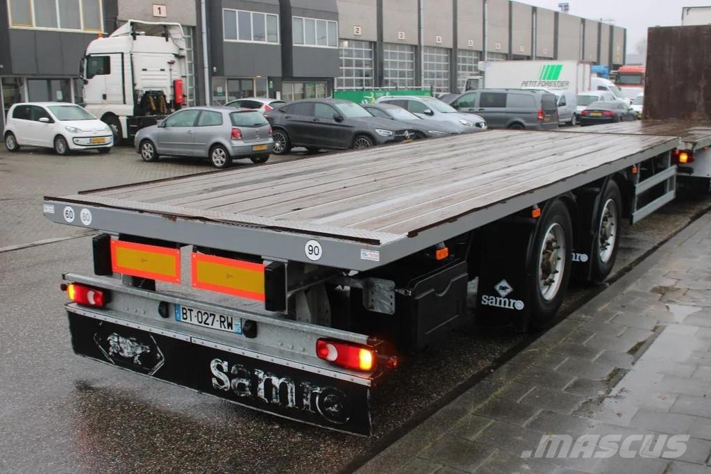 Samro 2 axle Platformas/izkraušana no sāniem