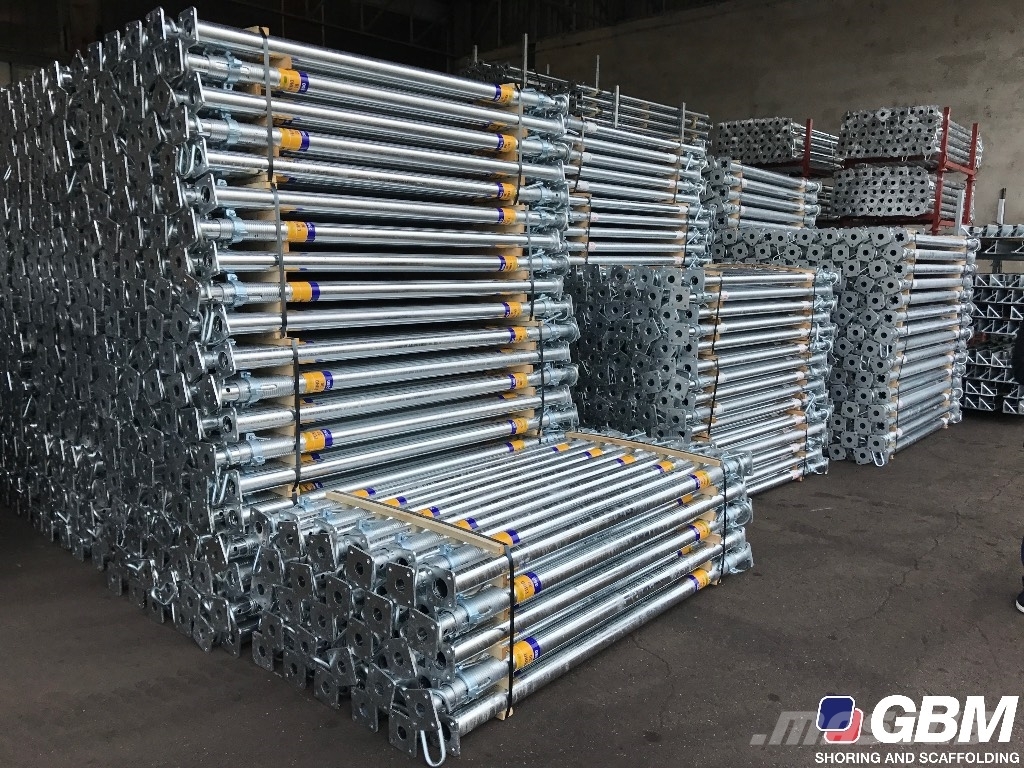 GBM Post shores, baustützen, étais, shoring props Pastolių įrengimai