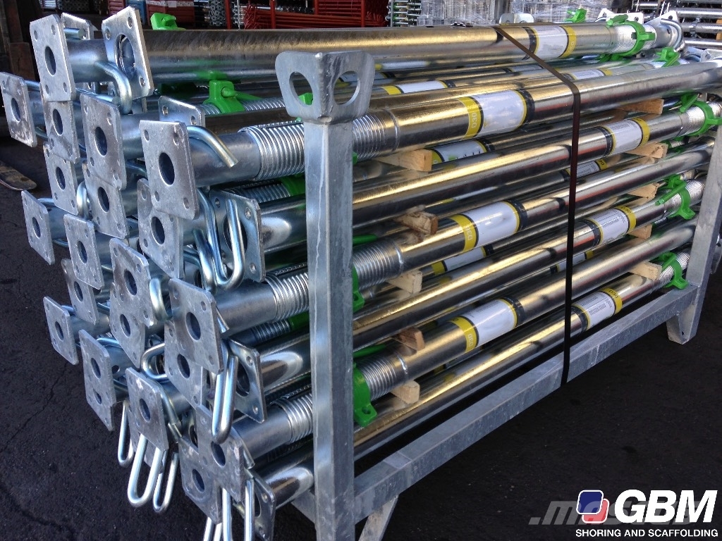 GBM Post shores, baustützen, étais, shoring props Pastolių įrengimai