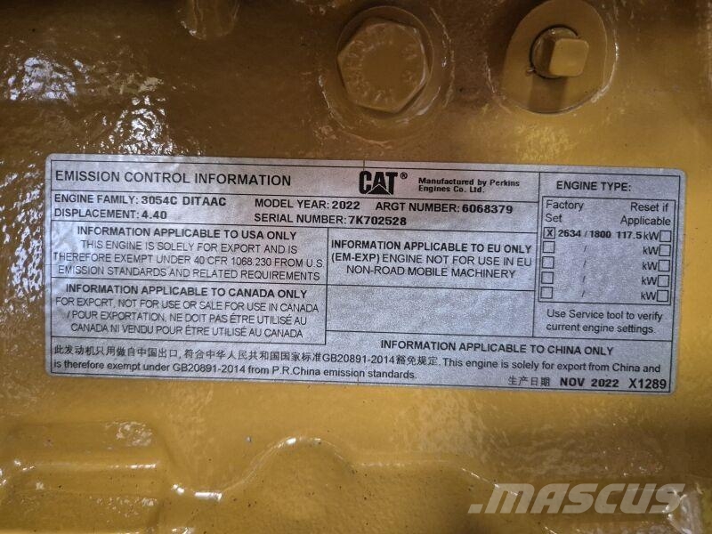 CAT 3054C DITAAC Motorlar