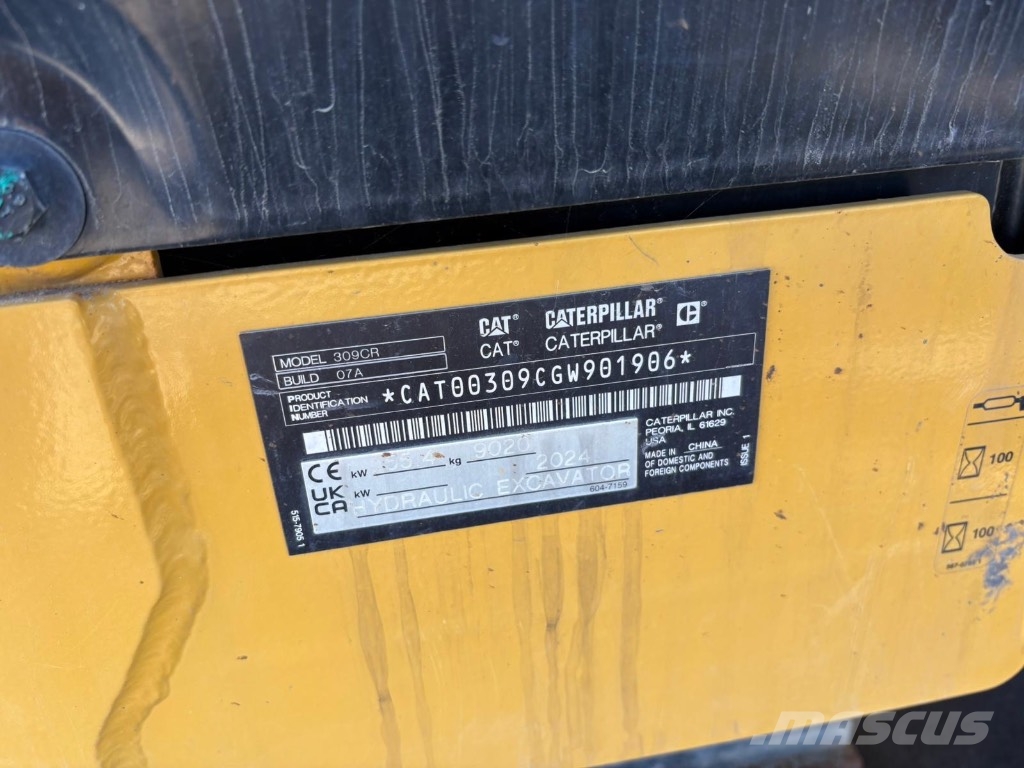 CAT 309 Midigraafmachines 7t - 12t